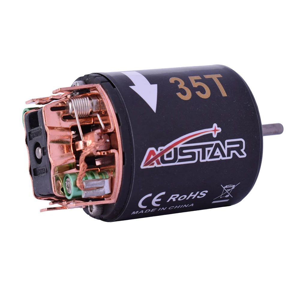 AUSTAR RS 540 35T 3 17 мм модифицированный щеточный двигатель для 1/10 Axial SCX10 RC4WD D90