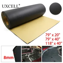 UXCELL 315mil толщиной 8 мм 200 см* 50/100 см 300 см* 100 см Авто пол багажника звукоизоляция, подавитель звуконепроницаемый коврик накладка