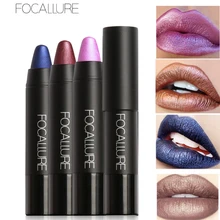 FOCALLURE 8 шт./компл. металлическая помада пикантные красные губы вечерние Цвет губная помада блеск для губ, Длительное Действие, Длительное Действие, матовая Косметика для макияжа комплект