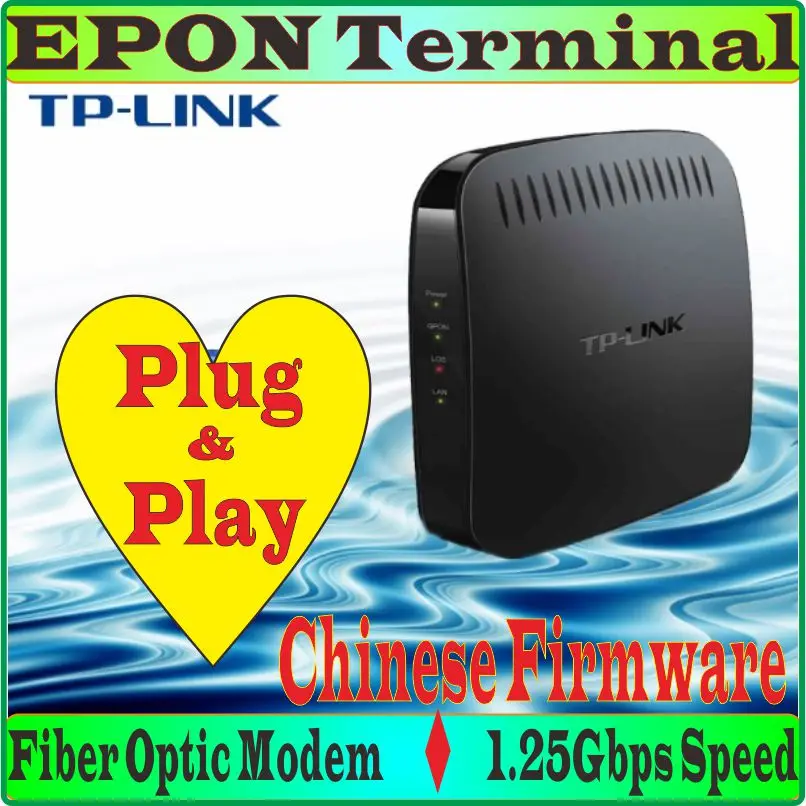 Оптоволоконный терминал TP-Link оптоволоконный модем EPON IEEE 802 3/u/ab/ah 1 25 Гбит/с порт SC/PC