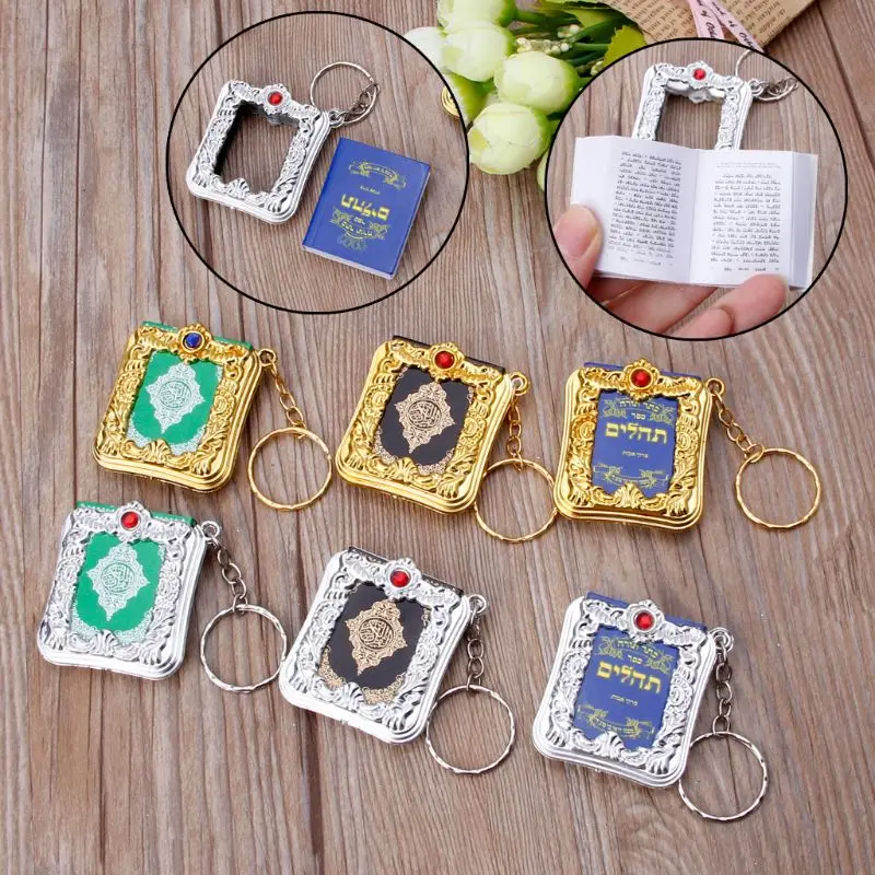 

Mini Ark Quran Book Real Paper Can Read Arabic The Koran Keychain Muslim Jewelry