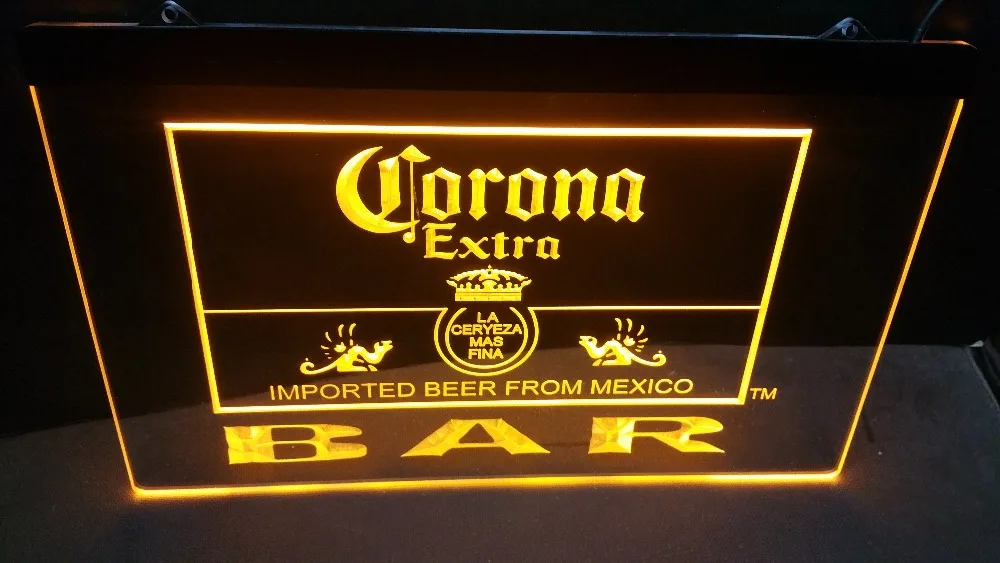 

jb-56 Corona Bar Beer Extra logo beer bar pub club 3d signs LED Neon Light Sign