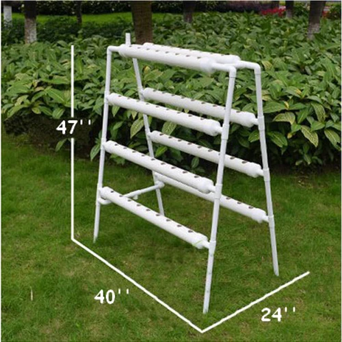 110 В Выращивание растений гидропонным методом Комплект 72 Отверстия двухсторонняя 8 труб лестница-тип глубоководный насос культура садовая система инструмент