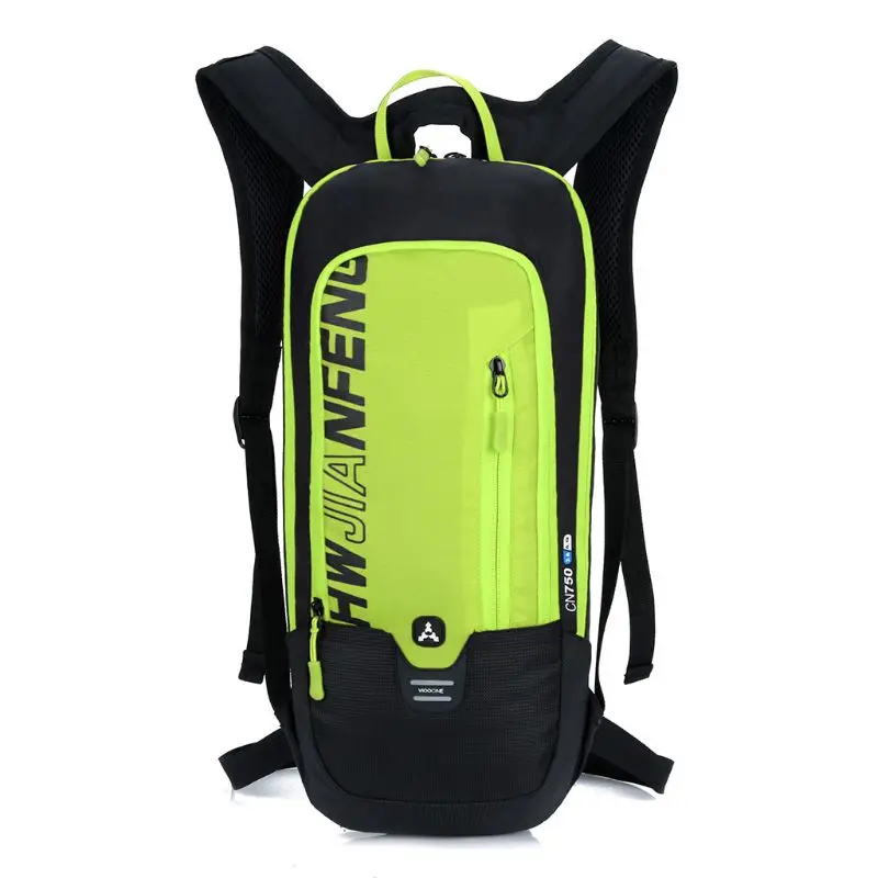 Высокое качество 10л MTB велосипедный рюкзак походный Кемпинг бег спортивная сумка - Цвет: Зеленый