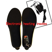 Rechargeable Winter Shoes Accessories Electric Foot Warmer Foam Insoles RED MEN’S 41-46 1800mAh