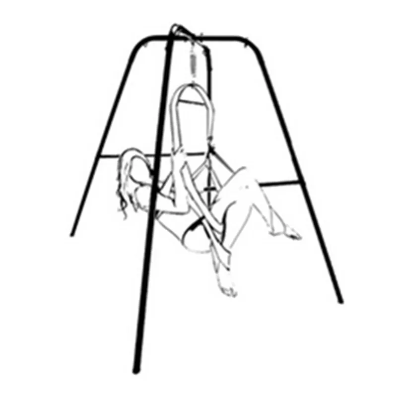 Sex Furniture Multipurpose Swing Bracket Sex Swing Sling Metal Frame Hammock Shelf Adult Game Toys for Women E5-3-1