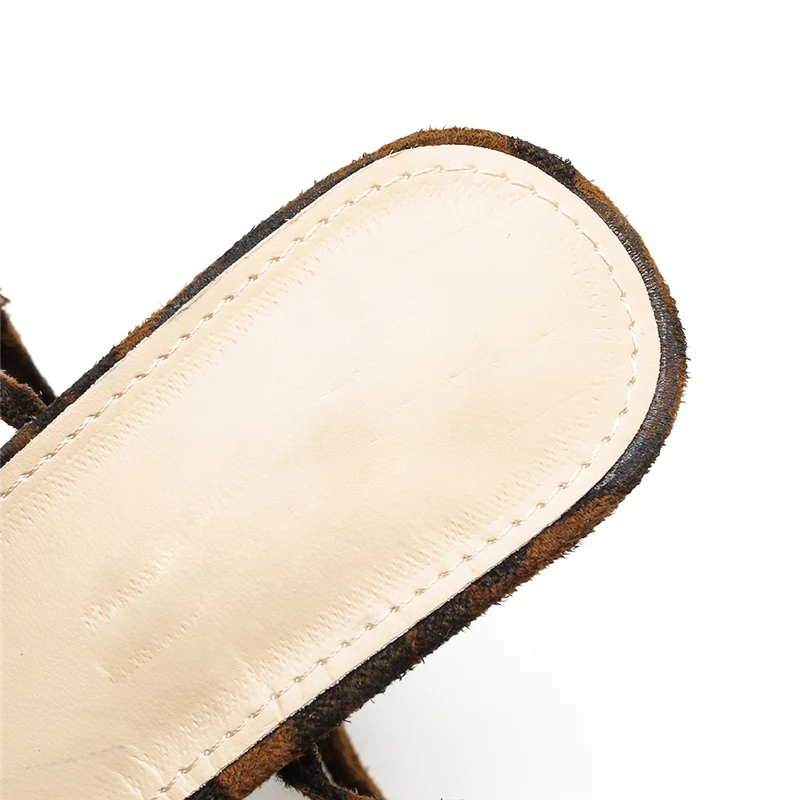 Женские летние сандалии на высоком каблуке 11 см с леопардовым принтом и змеиным принтом женские туфли-лодочки на толстом каблуке Женская обувь с перекрестной шнуровкой