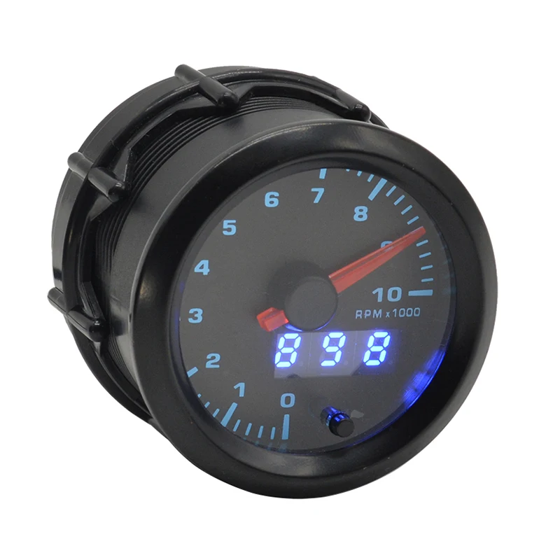 Светодиодный Тахометр Dragon gauge 2 &quot52 мм с подсветкой 7 цветов двойной дисплей