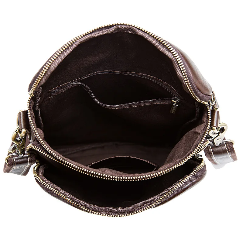 Vintage männer Schulter Taschen Zipper Messenger Tasche männer Echte Leder Tasche Männlichen ipad Umhängetaschen für Männer handtaschen