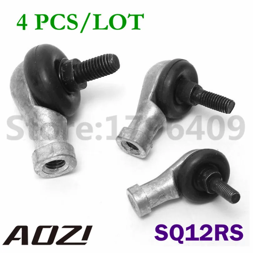 4pcs SQ12RS M12X1.25 Female Metric Threaded Winding Ball Joint Right