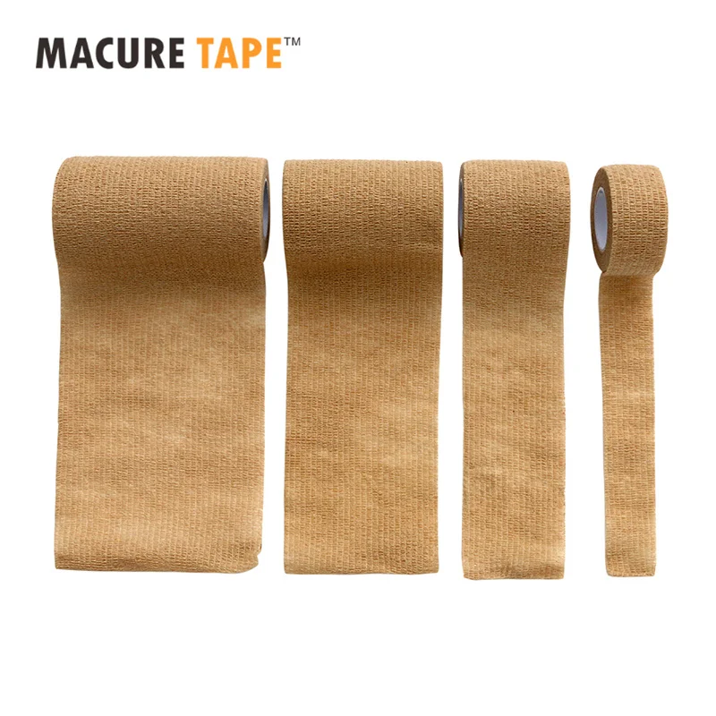 Macure Tape 5 рулонов 2,5 см х 4,5 м кобановая лента эластичная оберточная повязка нежная лента для пальцев Venda Cohesiva