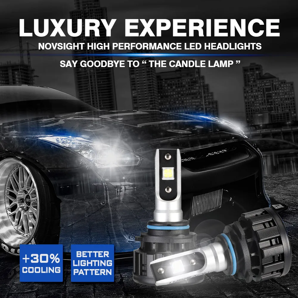 h7 H4 H11H8 h1 9005 9006 led headlight bulbs