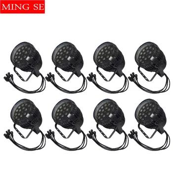 

8Pcs/lots IP65 Waterproof 18*12w RGBW 4 in 1 Stage Lighting Par 64 Led Light Wedding Show Light Zoom Par Light