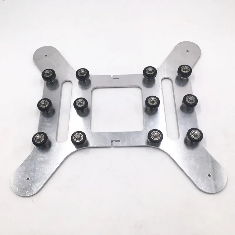 

CR-10 Clone S4 3D printer 400mm upgrade light weight aluminum Y Carriage Plate with wheel heated support Hotbed CR-10 4S 400mm