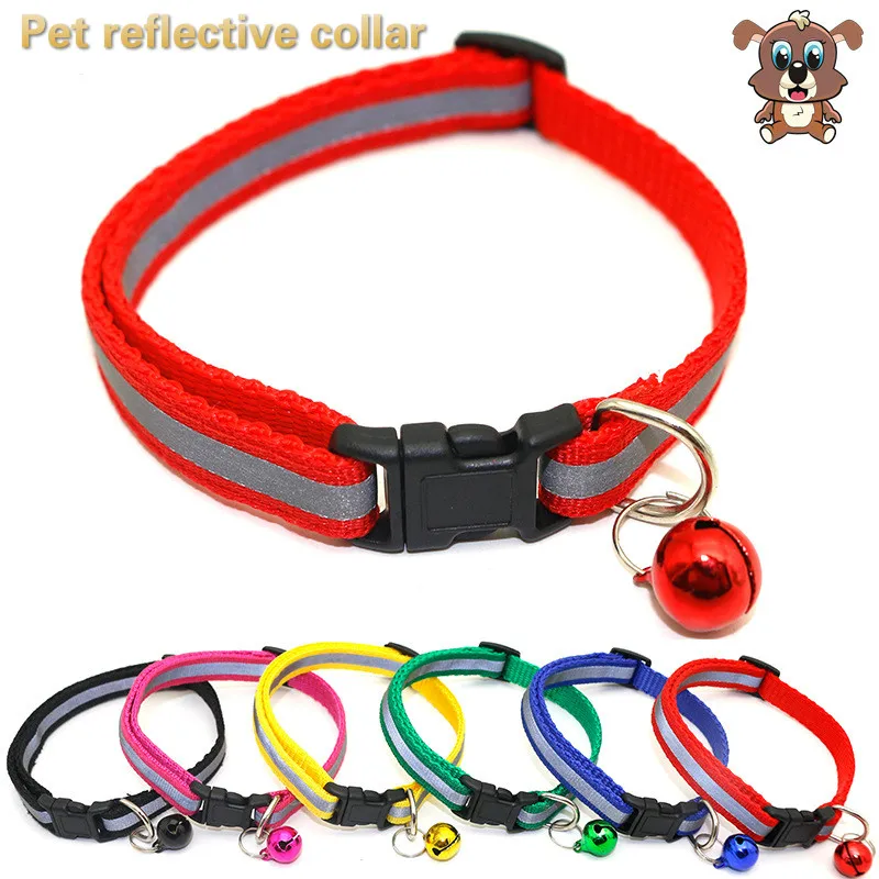 

2019 Kit collar pet reflective bell patch spot good
