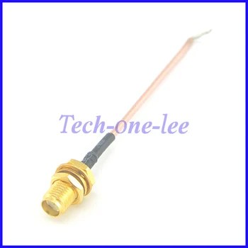 

100pcs/lot 72mm Wifi Router SMA Female Jack Adapter Connector DIY Extension RG178 Pigtail Cable