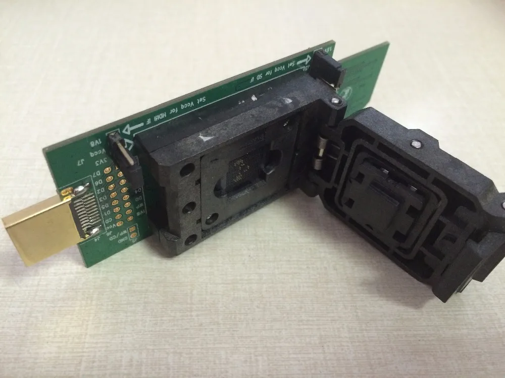  eMMC socket test flash chip eMMC153 socket eMMC169 BGA169 socket BGA153 Android phone flash data ba
