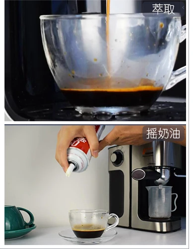 Итальянская кофемашина полуавтоматическая парового типа насос давление мини горшок молочная пена