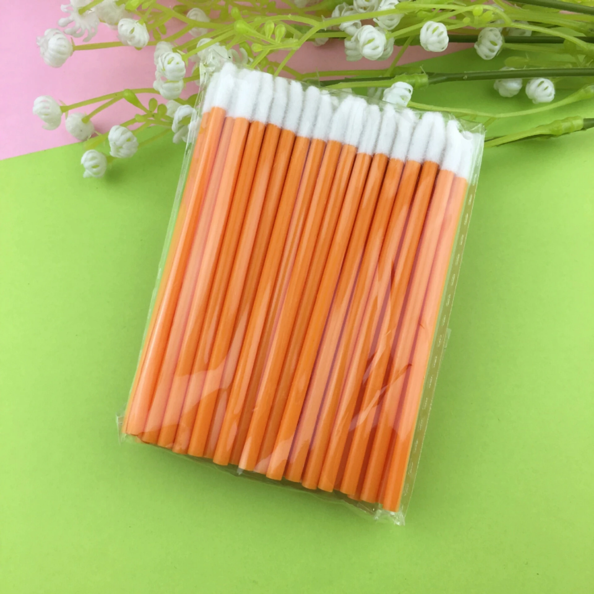Disposable Lip Brush Makeup Brushes Pen Lipstick Mascara Lip Brushes Cleaning Cosmetic Brush 5/50 Pcs Makeup Applicators