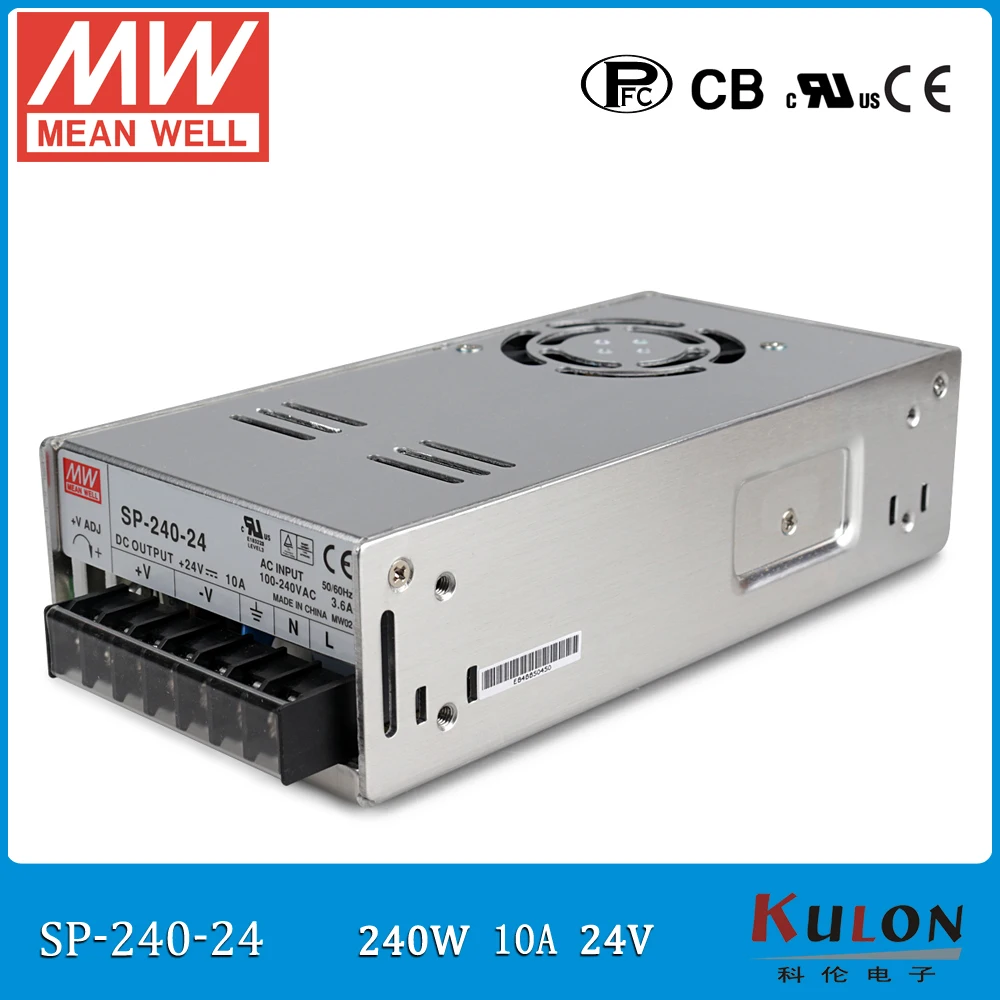 Original MEAN WELL SP 240 24 240W 10A 24V Meanwell Power Supply 110V