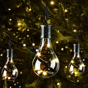 

Solar Panels LED 1.2V Waterproof Solar Light Bulb Rotatable Outdoor Garden Lamp Camping Hanging Stars Light Lamp Bulb Decoration