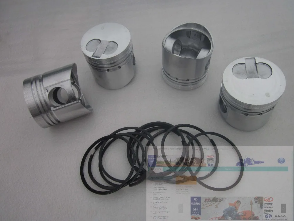 

Набор поршней с поршневыми кольцами (используется один двигатель) для Laidong KM4L22T,(двигатель с вихревой камерой)