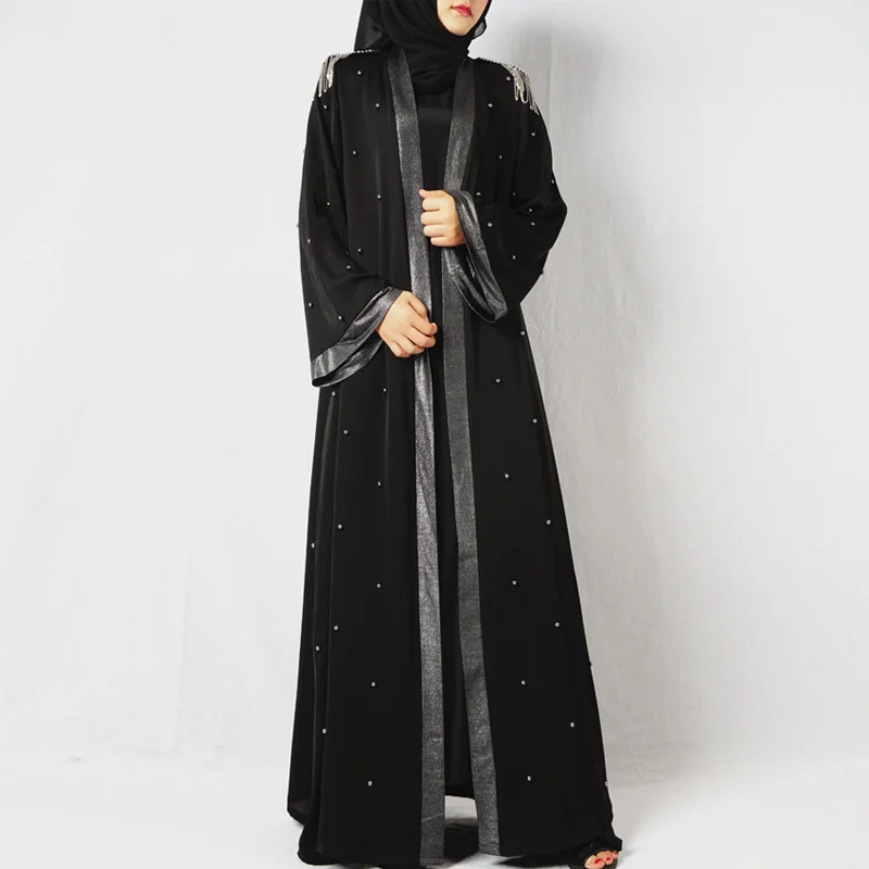 black open abaya