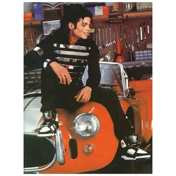 

5d diy diamond painting Michael Jackson car 3D diamond mosaic full square / round drill diamond embroidery home decoration WG699