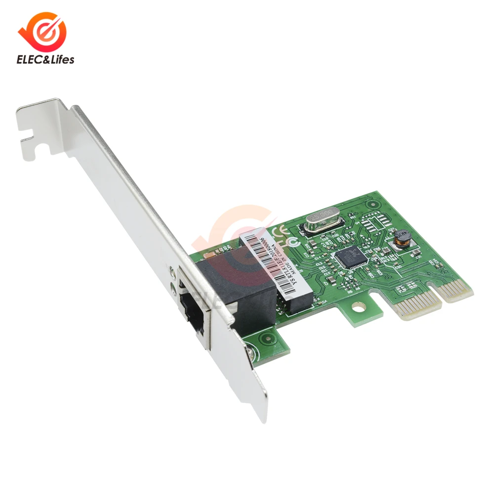 1000 Gigabit Ethernet сетевой контроллер PCI Express PCI-E сетевая карта 10/100/1000 Мбит/с RJ45 Lan адаптер конвертер для ПК Destop