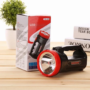 

Super Bright LED Searchlight Lantern Rechargeable Flashlight USB Long Shots Lamp Outdoor Handheld Portable Spotlight