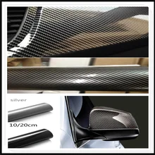 5D глянцевая виниловая пленка из углеродного волокна для стайлинга автомобилей, аксессуары для BMW E34 F10 F20 E92 E38 E91 E53 E70 X5 M M3