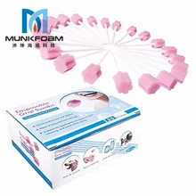 Одноразовая Медицинская детская тренировочная клюшка губка палка Массажная палка губка для кормления палка 50 отсчетов