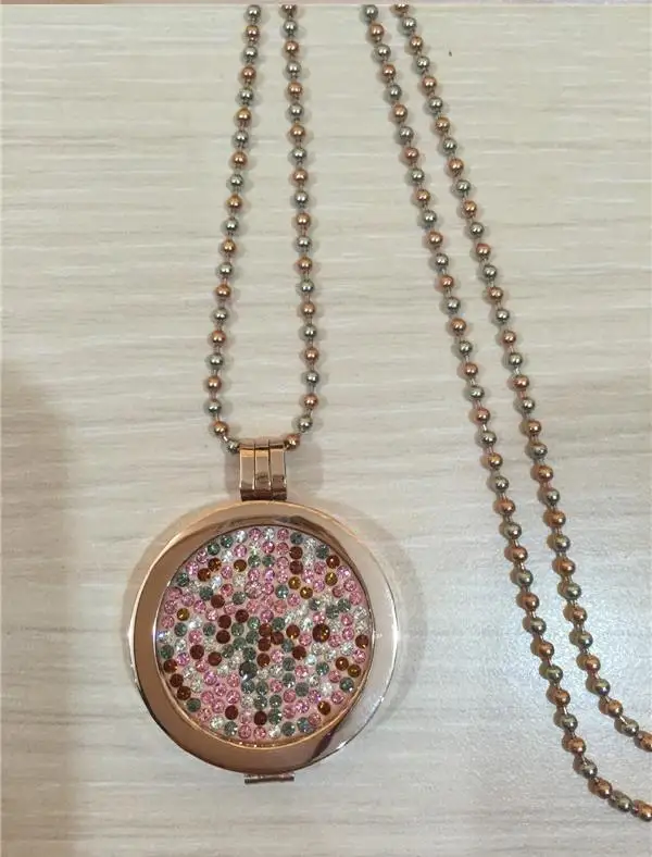 

Necklace Set Large Holder Peach Picante Coin Alegre with 80cm Chain Necklace My Coin Jewelry 1set