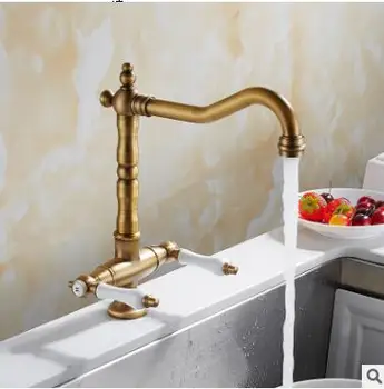 

European style kitchen faucet 360 rotating sink sink hot and cold water faucet