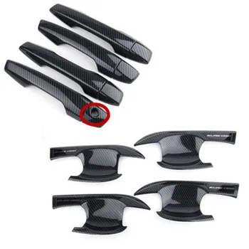 

ABS Chrome Door Handle Bowl Door handle Protective covering Cover Trim for Mitsubishi Eclipse Cross 2018 Car styling