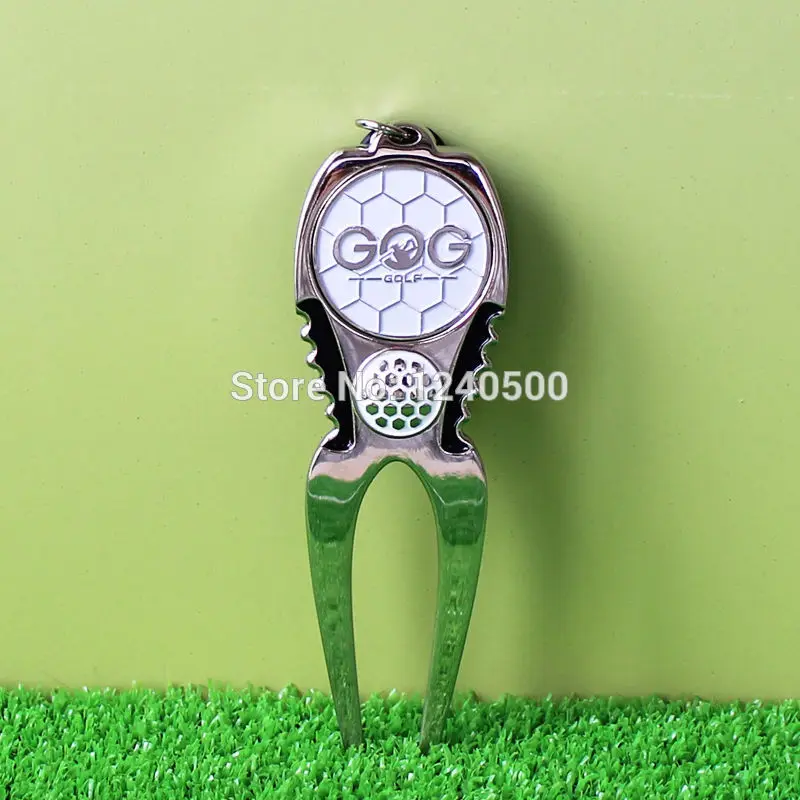 

2017 New Golf Pitch Repair Divot Tool Hat Money Clip Ball Marker Golfer Green Kit