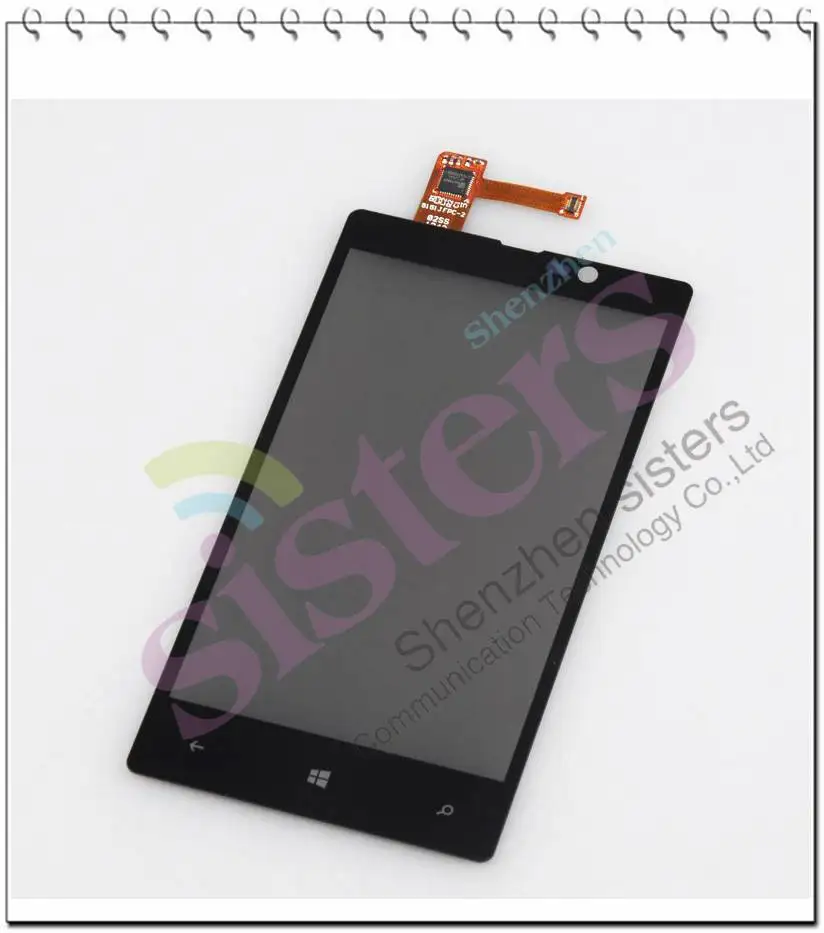 NOK0066 Black Touch Glass Lens Digitizer for Nokia Lumia 820 (3)