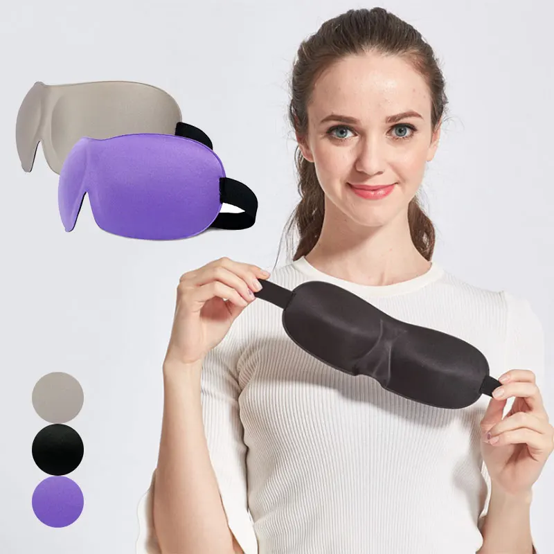 

Travel 3D Eye Mask Sleep Soft Padded Shade Cover Rest Relax Sleeping Blindfold Dropshipping DFA