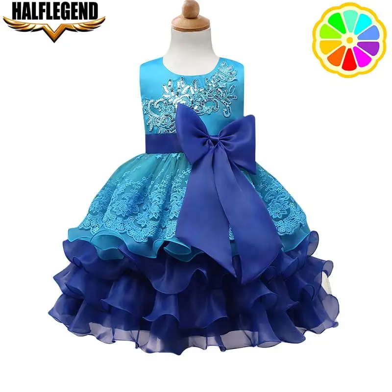 Детское Платье Синего Цвета фото 11