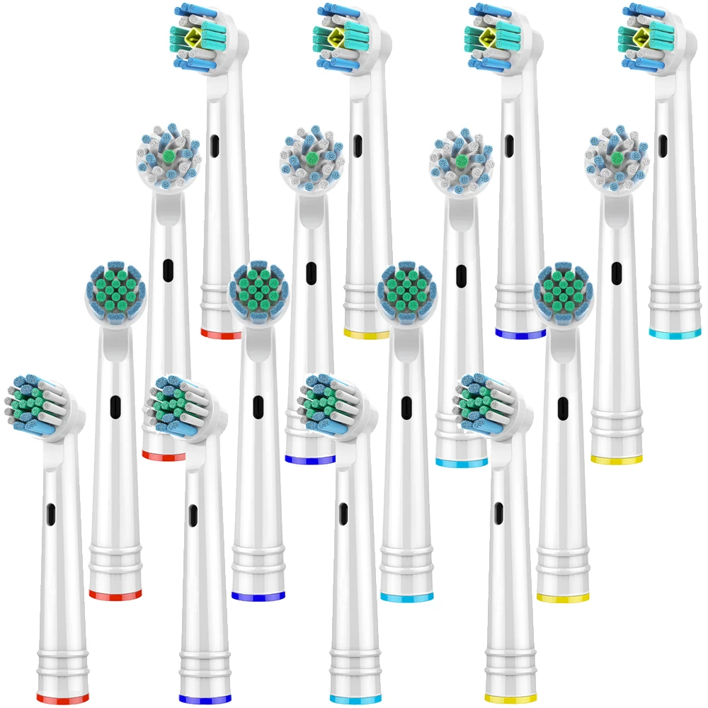 

16 PCS Toothbrush Heads for Oral B Toothbrush Head Fit Vitality Dual Clean/Professional Care SmartSeries