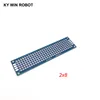 5pcs 2x8cm 20x80 mm Blue Double Side Prototype PCB Universal Printed Circuit Board Protoboard For Arduino ► Photo 2/6