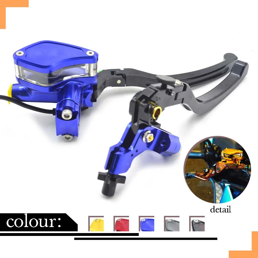 

ADELIN CNC Brake Master Cylinder with Lever For Ruckus Zoomer 7/8" 22MM Universal handlebar Clutch Lever +Brake Pump Lever moto