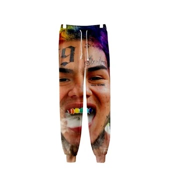 

Latest Fashion Hip Hop Street Style 6ix9ine Funny unisex role-playing hip hop pants Leisure Print Novelty Top Luxury Harajuku