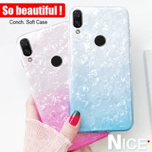 

Xinyada Conch Case For Huawei P Smart Plus Nova 3 3i Cover Soft Silicone TPU Transparent Clear Shockproof Shell Skin