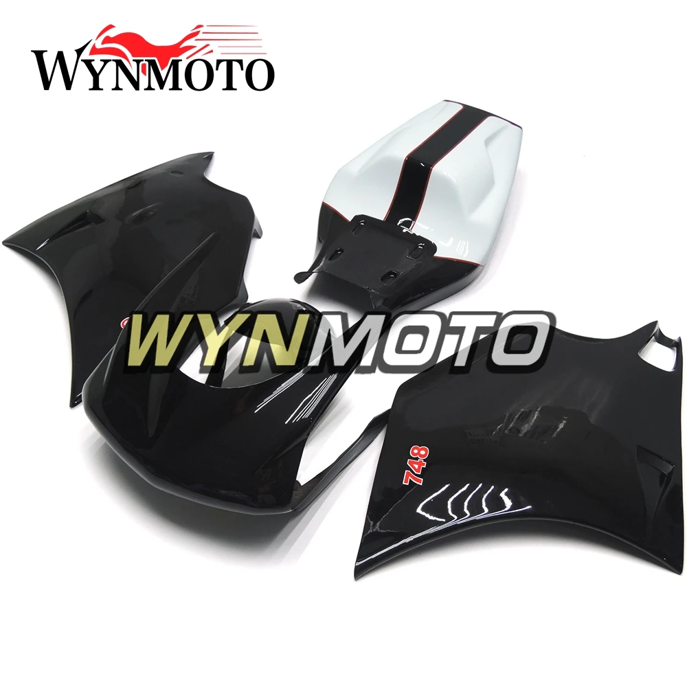 

Full Gloss Black Fairings For Ducati 996 748 916 998 Monoposto 1996-2002 Sportbike Fiberglass Covers Hull Motorcycle Frames New