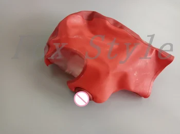 

New latex fashion fetish mask hood with open eyes