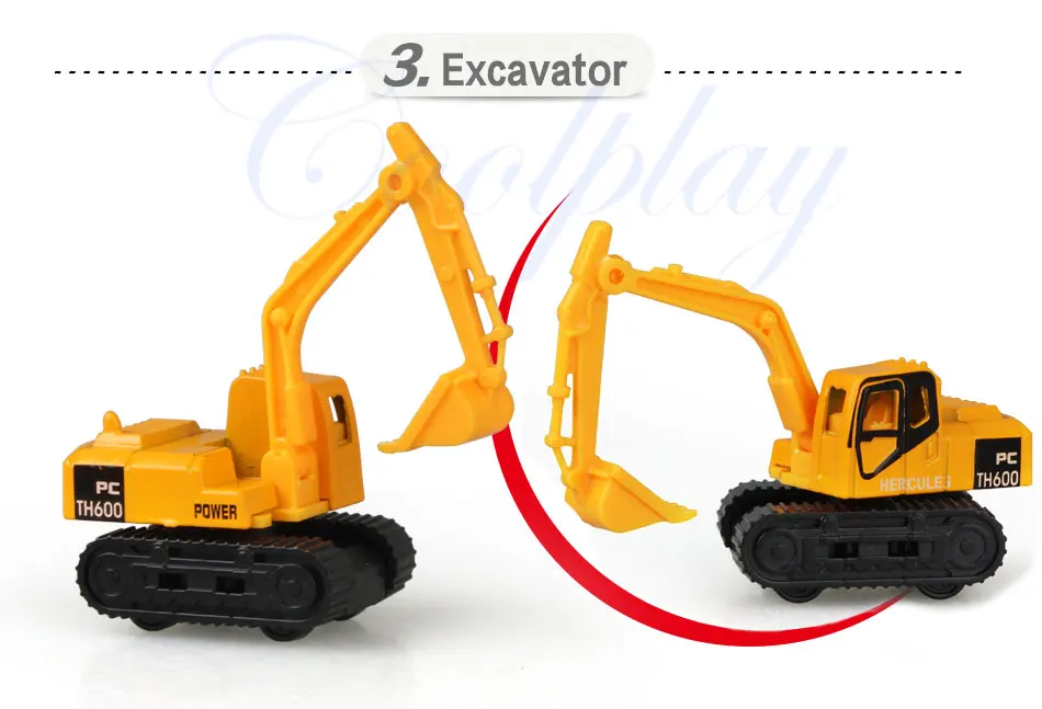 8 шт. мини литой Сплав Инженерная модель автомобиля трактор игрушка самосвал игрушечный транспорт дорожные Автомобили Модель автомобиля грузовик подарок для детей \