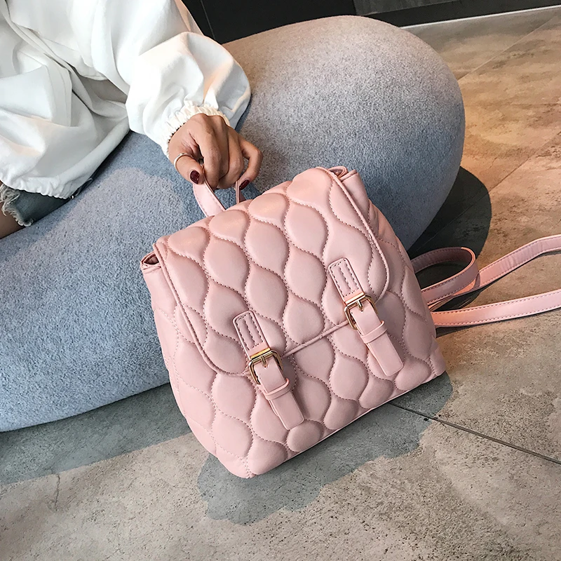 

High Quality Small Backpacks For Girls Bag Pack For Women Backpack Bag Red Silver Pink Pu Leather Backpack Women Bagpack 1e12113