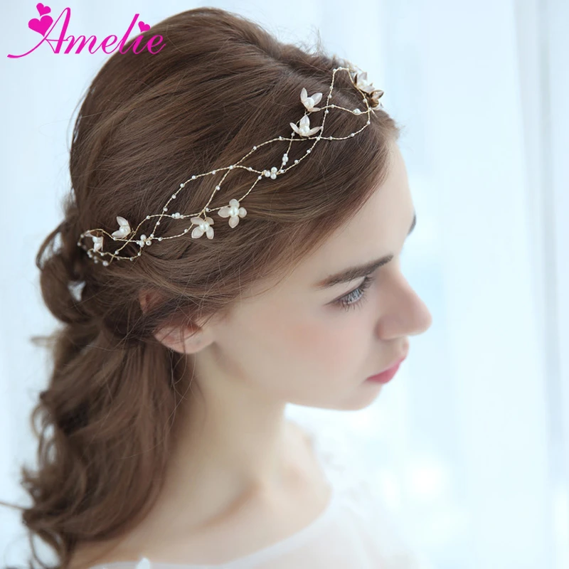 Demoiselle D/'Honneur Enterrement Vie Jeune Fille Cheveux accessoires Mariée Couronne Mariage Diadèmes serre-tête