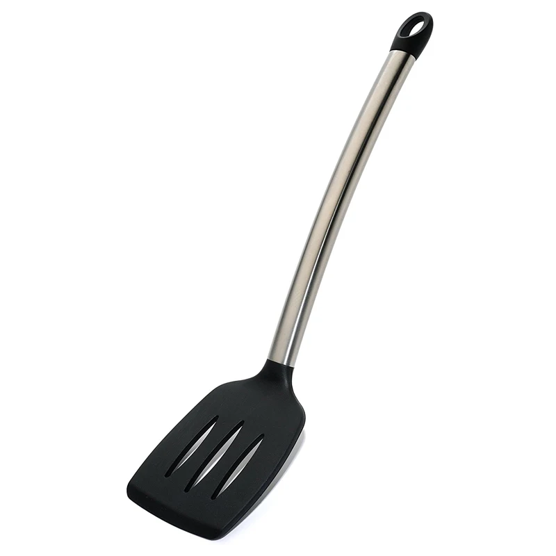LMETJMA 5pcs/set Heat-Resistant Silicone Cooking Utensils Set Food Grade Non-Stick Kitchen Utensils Set KC0709-1
